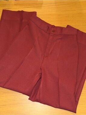 70s Vintage Levi's Tailored Trouser in Burgundy